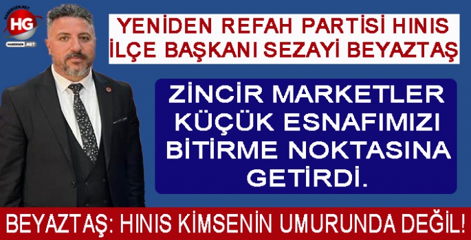 BEYAZTAŞ: HINIS KİMSENİN UMURUNDA DEĞİL!