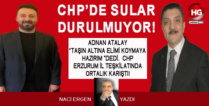 CHP'DE SULAR DURULMUYOR!