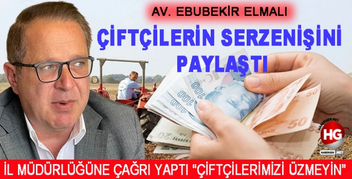 ÇİFTÇİLERİN SERZENİŞİNİ PAYLAŞTI