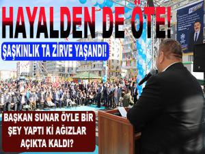 BAŞKAN SUNAR ÖYLE BİR ŞEY YAPTIKİ! GÖRENLERİN AĞZI AÇIKTA KALDI?