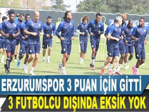 ERZURUMSPOR 3 PUAN İÇİN GİTTİ