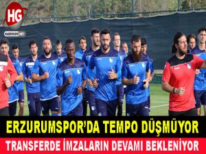 ERZURUMSPOR'DA TEMPO DÜŞMÜYOR