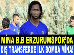 ERZURUMSPOR İLK BOMBAYI MİNA İLE PATLATTI!