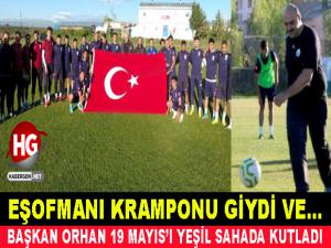 EŞOFMANI KRAMPONU GİYDİ VE...