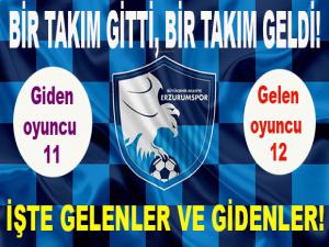 İŞTE GELENLER VE GİDENLER!