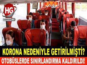 KORONA NEDENİYLE GETİRİLMİŞTİ?